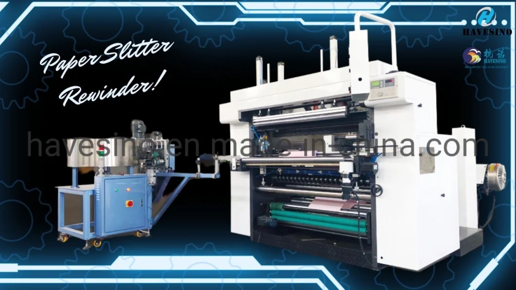 Cutting Machine Slitting Automatic Thermal Paper Slitter Rewinder Cashier Receipt POS ATM Paper Roll Slitting Rewinding Machine