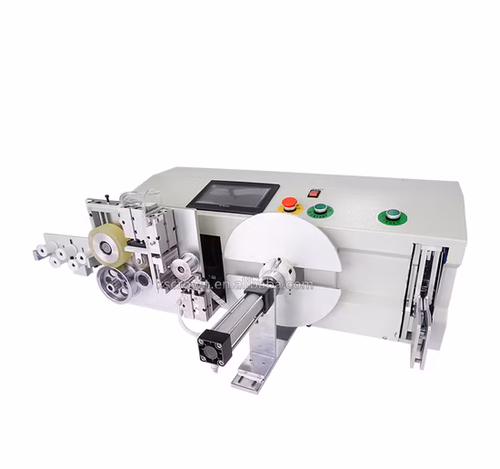 Automatic High Speed Wire Winding Binding Machine Cable Cutting Coiling Machine Wire Twist Tie Machine with Meter Counting