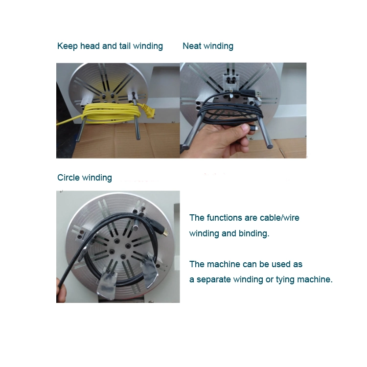 Countable Meter Winding and Binding Machine Wire Count Meter Winding and Binding Machine USB Cable Counting Machine