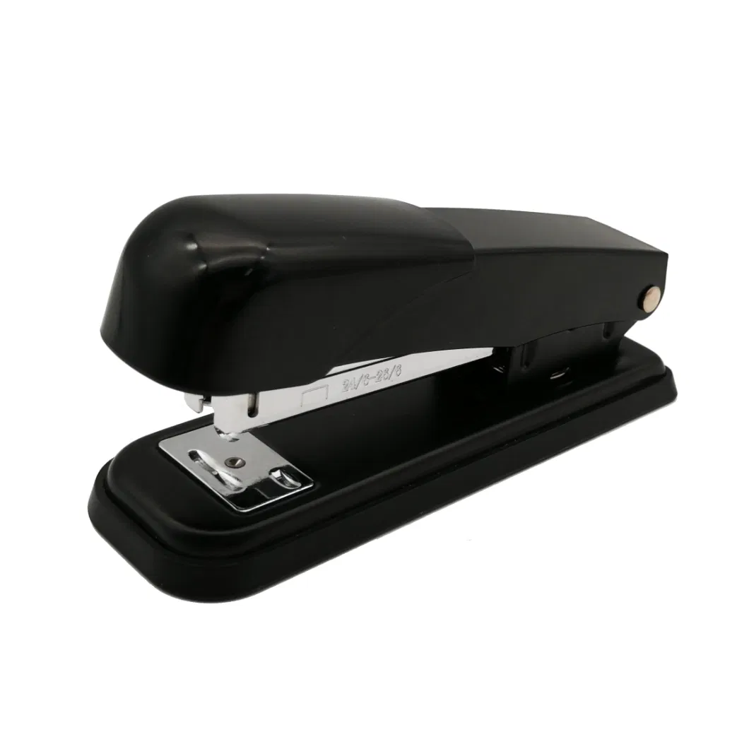 Wholesale China Factory Cheap Price Quality Office and School Desktop Standard 24/6 Staples Half Strip Metal Stapler with Custom Logo OEM Service