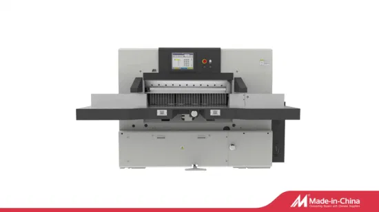 Máquina de corte de papel automática industrial, controle de programa, guilhotina de papel (92K)